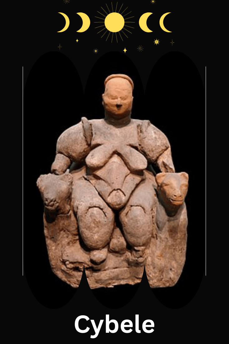 Goddess Cybele Anatolian Mother Goddess Statue