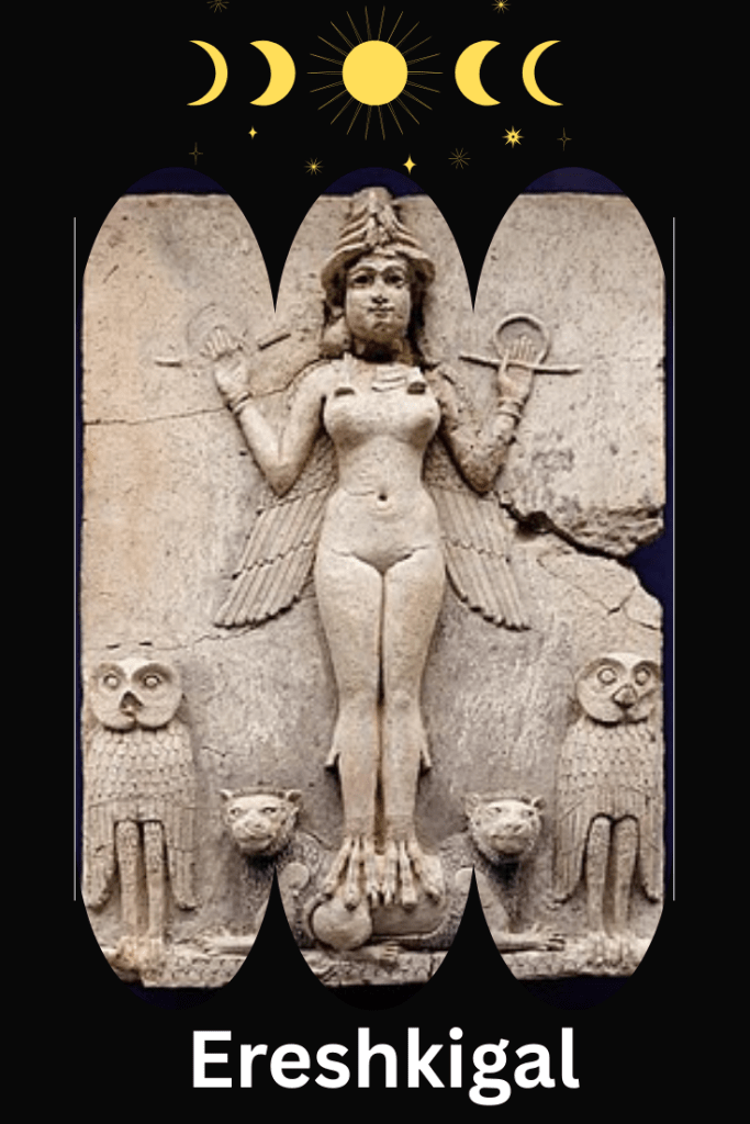Underworld Goddess Ereshkigal Ancient Mesopotamia