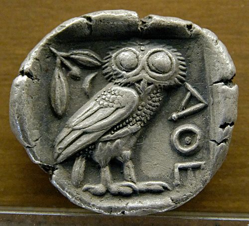 Ancient Art Athena Owl