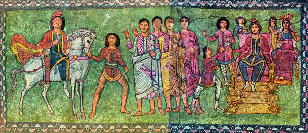 Ancient Jewish Art Mordecai_and_Esther
